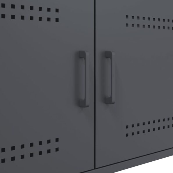 vidaXL Konferenčný stolík antracit 68x50x50,5 cm oceľ – Obrázok 10