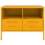 vidaXL TV skrinky 2 ks horčicovo-žlté 68x39x50,5 cm oceľ – Obrázok 7