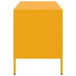 vidaXL TV skrinky 2 ks horčicovo-žlté 68x39x50,5 cm oceľ – Obrázok 8