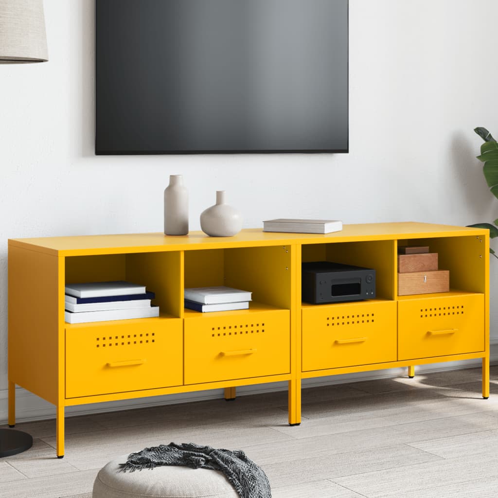 VXL8721102390111_m_en_hd_1.jpg vidaXL TV skrinky 2 ks horčicovo-žlté 68x39x50,5 cm oceľ – Obrázok 1