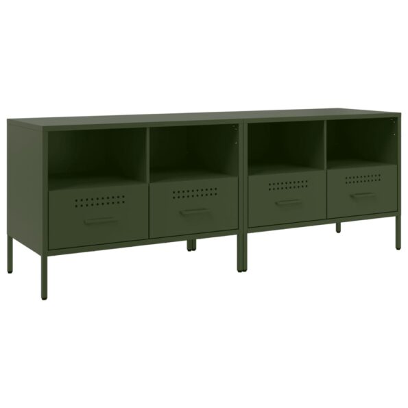 VXL8721102390135_a_en_hd_1.jpg vidaXL TV skrinky 2 ks olivové 36x39x50,5 cm oceľ valcov. za studena – Obrázok 2