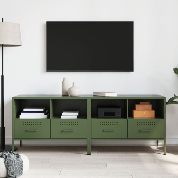 VXL8721102390135_g_en_hd_1.jpg vidaXL TV skrinky 2 ks olivové 36x39x50,5 cm oceľ valcov. za studena – Obrázok 3