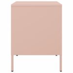 vidaXL Nočné stolíky 2ks ružové 36x39x50,5cm oceľ valcovaná za studena – Obrázok 7