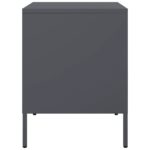 vidaXL Nočné stolíky 2ks antracit 36x39x50,5cm oceľ valcov. za studena – Obrázok 7