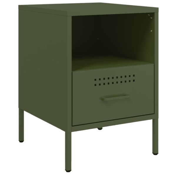 VXL8721102390258_g_en_hd_3.jpg vidaXL Nočné stolíky 2ks olivové 36x39x50,5cm oceľ valcov. za studena – Obrázok 5