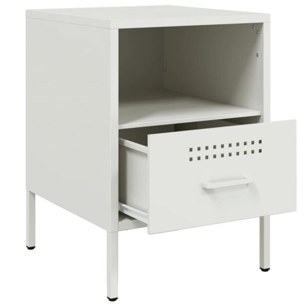 VXL8721102390272_g_en_hd_7.jpg vidaXL Nočné stolíky 2ks biele 36x39x50,5 cm oceľ valcovaná za studena – Obrázok 9