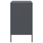vidaXL Nočný stolík antracitový 36x39x68 cm oceľ – Obrázok 7