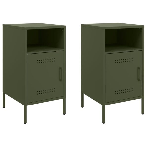 VXL8721102390371_a_en_hd_1.jpg vidaXL Nočné stolíky 2 ks olivové 36x39x68 cm oceľ valcov. za studena – Obrázok 2