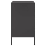 vidaXL Nočné stolíky 2 ks čierne 36x39x68 cm oceľ – Obrázok 7