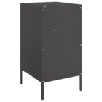 vidaXL Nočné stolíky 2 ks čierne 36x39x68 cm oceľ – Obrázok 8