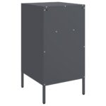 vidaXL Nočné stolíky 2 ks antracit 36x39x68 cm oceľ – Obrázok 8