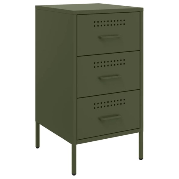 VXL8721102390494_g_en_hd_3.jpg vidaXL Nočné stolíky 2 ks olivové 36x39x68 cm oceľ valcov. za studena – Obrázok 5