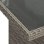 vidaXL 7-dielna záhradná súprava pohoviek s vankúšmi sivá polyratanová – Obrázok 8