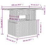 vidaXL 9-dielna záhradná súprava pohoviek s vankúšmi svetlosivá – Obrázok 12