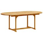 vidaXL 5-dielna záhradná jedálenská súprava masívna akácia a textilén – Obrázok 3