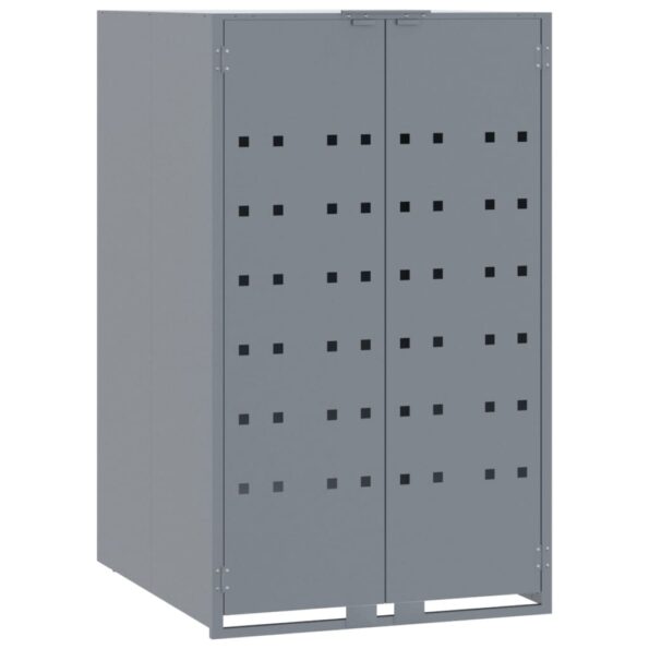VXL8721102611780_g_en_hd_2.jpg vidaXL Úložisko na 3 košov na kolieskach sivé 207x79x117 cm oceľ – Obrázok 4