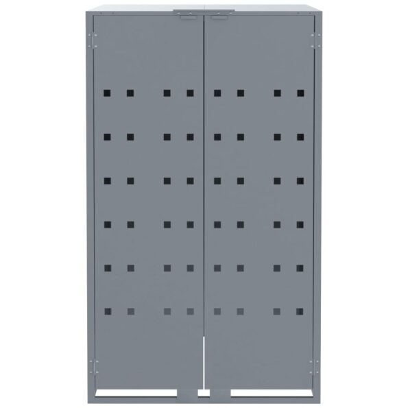 VXL8721102611780_g_en_hd_3.jpg vidaXL Úložisko na 3 košov na kolieskach sivé 207x79x117 cm oceľ – Obrázok 5