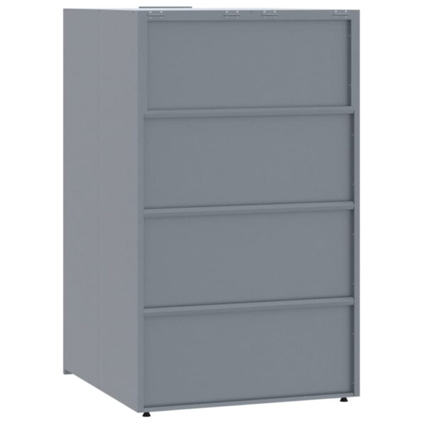 VXL8721102611780_g_en_hd_5.jpg vidaXL Úložisko na 3 košov na kolieskach sivé 207x79x117 cm oceľ – Obrázok 7