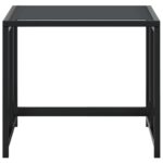 vidaXL Záhradné stoličky 4 ks čierne oceľ a textilen – Obrázok 4