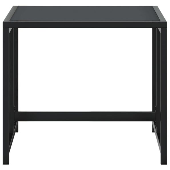 vidaXL Záhradné stoličky 4 ks čierne oceľ a textilen – Obrázok 4