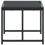 vidaXL Záhradné stoličky 4 ks čierne oceľ a textilen – Obrázok 6