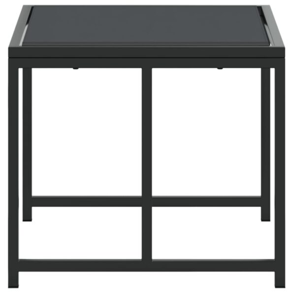 vidaXL Záhradné stoličky 4 ks čierne oceľ a textilen – Obrázok 6