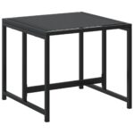 vidaXL Záhradné stoličky 4 ks čierne oceľ a textilen – Obrázok 7