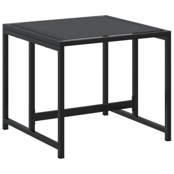 vidaXL Záhradné stoličky 4 ks čierne oceľ a textilen – Obrázok 7