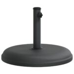 vidaXL Podstavec pod slnečník pre Ø32/35/38 mm tyče 15 kg kruh – Obrázok 2