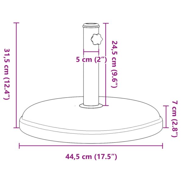VXL8721102632563_g_en_hd_7.jpg vidaXL Podstavec pod slnečník pre Ø32/35/38 mm tyče 15 kg kruh – Obrázok 9