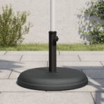 vidaXL Podstavec pod slnečník pre Ø32/35/38 mm tyče 15 kg kruh
