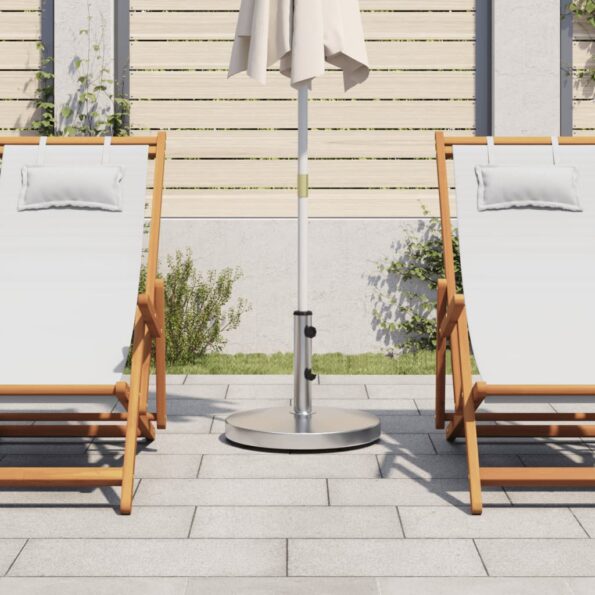 vidaXL Podstavec pod slnečník pre Ø32/38/48 mm tyče 25 kg kruh – Obrázok 3