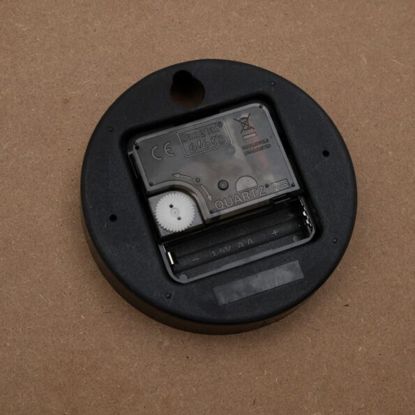 vidaXL Nástenné hodiny žlté a čierne Ø30 cm kompozitné drevo – Obrázok 6