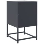 vidaXL Nočné stolíky 2 ks antracitové 36x39x60,5 cm oceľ – Obrázok 8