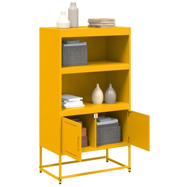 VXL8721102633867_g_en_hd_3.jpg vidaXL Vysoká skrinka horčicovožltá 68,5x38,5x123,5 cm oceľ – Obrázok 5