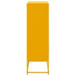 vidaXL Vysoká skrinka horčicovožltá 68,5x38,5x123,5 cm oceľ – Obrázok 7