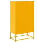 vidaXL Vysoká skrinka horčicovožltá 68,5x38,5x123,5 cm oceľ – Obrázok 8