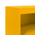 vidaXL Vysoká skrinka horčicovožltá 68,5x38,5x123,5 cm oceľ – Obrázok 10