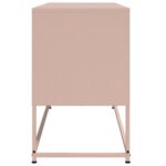 vidaXL TV skrinka ružová 100,5x39x60,5 cm oceľ – Obrázok 7