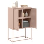 vidaXL TV skrinka biela 100,5x39x60,5 cm oceľ – Obrázok 5