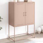 vidaXL TV skrinka biela 100,5x39x60,5 cm oceľ