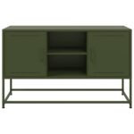 vidaXL Vysoká skrinka biela 36x39x107 cm oceľ – Obrázok 6