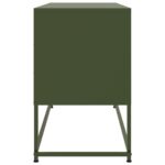 vidaXL Vysoká skrinka biela 36x39x107 cm oceľ – Obrázok 7