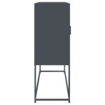 vidaXL Vysoká skrinka antracitová 100,5x39x107 cm oceľ – Obrázok 7