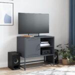 vidaXL TV skrinka ružová 100,5x39x60,5 cm oceľ – Obrázok 3