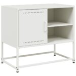 vidaXL TV skrinka olivovozelená 100,5x39x60,5 cm oceľ – Obrázok 2