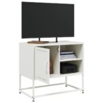 vidaXL TV skrinka olivovozelená 100,5x39x60,5 cm oceľ – Obrázok 4