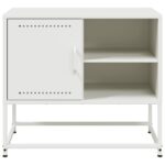 vidaXL TV skrinka olivovozelená 100,5x39x60,5 cm oceľ – Obrázok 6
