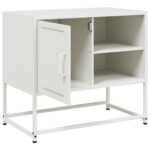 vidaXL TV skrinka olivovozelená 100,5x39x60,5 cm oceľ – Obrázok 10