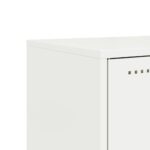 vidaXL TV skrinka olivovozelená 100,5x39x60,5 cm oceľ – Obrázok 11